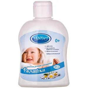 Шампунь Lindo дитячий без сліз із Д-Пантенолом з екстрактом ромашки 300 мл