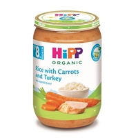 Пюре HiPP Индейка с рисом и морковью 220 г