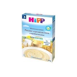 Каша HiPP 2951 молочна рис-кукурудзяна з пробіотиками 250г