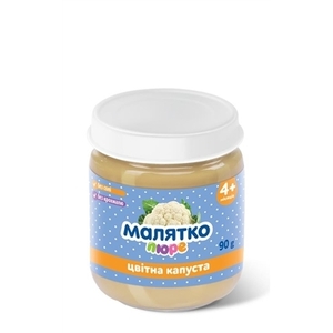 Пюре Малятко Цветная капуста 90г