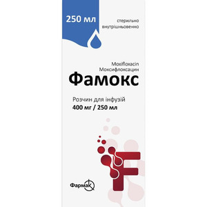 Фамокс р-р д/ин. 400мг/250мл флак. 250мл