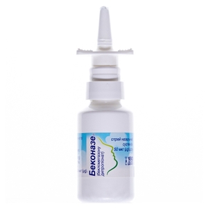 Беконазе спрей 50 мкг/дозу по 180 доз у флаконі