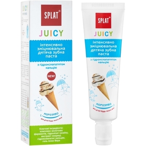 Зубная паста SPLAT детская Juicy Мороженое укрепляющая 35мл