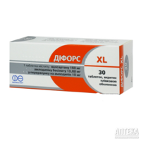 Дифорс XL табл. 10мг/160мг №10