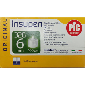 Игла Insupen для шприц-ручки G32 (0,23*6мм) №100