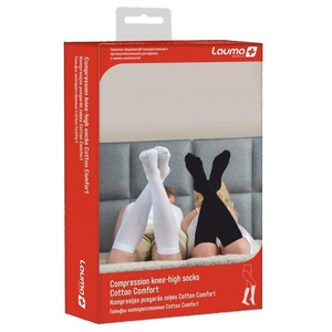 Гольфи LAUMA Cotton Comfort компр. з миском AD204 1 кл. компр. чорн. р.36-38