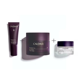 Набор Caudalie2845 Premier Cru 2022 (Крем д/глаз 5мл+крем 50мл+крем Рич 15мл)