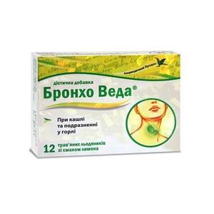 ДУБЛЬ Бронхо Веда леденцы лимон мед №12