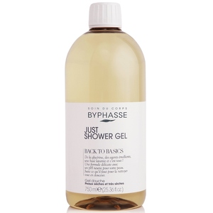 Гель Byphasse BACK TO BASICSдля душу для сухої шкіри (помпа) 750 мл