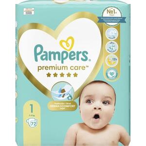 Подгузники Pampers Premium Care Newborn 2-5кг №72