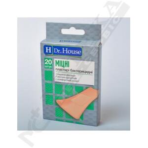 Лейкопластир H Dr.House набір Міцні 7,2 см*2,3 см ткана основа №20