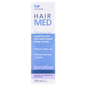 Эльфа Шампунь Hair Med д/чувств. кожи головы 200мл