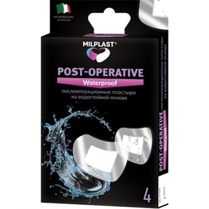 Лейкопластырь Milplast послеопер.водост. набор №4