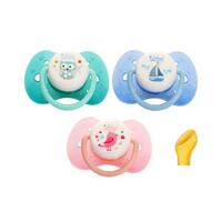 Пустышка Lindo латекс.с прикусом 0-6мес.