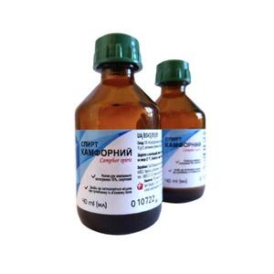 Спирт камфорный раствор 10% по 40 мл во флаконе 1 шт. - Виола