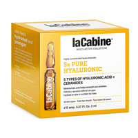 Ампули LaCabine 5xPure Hyaluronic Висококонцентровані зволожувальні проти зморшок шкіри обличчя з 5 гіалуроновими кислотами 2 мл№10