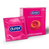 Презервативы Durex Pleasuremax рельефные №3