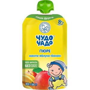 Пюре Чудо-Чадо манго, яблоко, банан 90г (пауч)