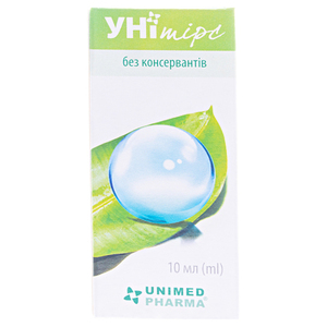 Унітірс краплі очні б/консерв. стер. 10мл