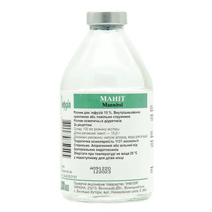 Маннит р-р д/ин. 15% флак. 200мл Инфузия