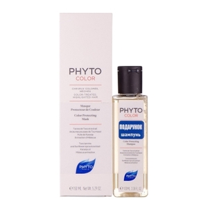 Набор Phyto Фитоколор 118 маска (маска защита цвета 150 мл + шампунь защита цвета 100 мл)