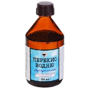 Перекись водорода раствор 3% по 100 мл во флаконе 1 шт. - Житомирская ФФ