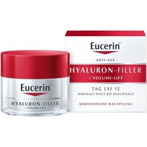 Крем Eucerin 89761 Гиалурон-Филлер +Вольюм-лифт дневной антивозр. д/норм. и комби кожи SPF15 50мл