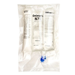 Олимель N7E эмульсия для инфузий по 1000 мл в трехкамерных пакетах 6 шт.