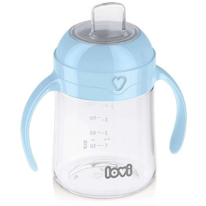 Кружка-непроливайка Lovi 35/358 с носиком голубая 150 мл