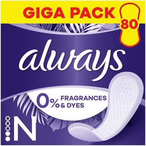 Прокладки Always Daily ежедневные Fresh Normal Без запаха №80