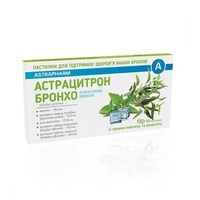 Астрацитрон-Астрафарм Бронхо пастил.ментол/эвкалипт №10