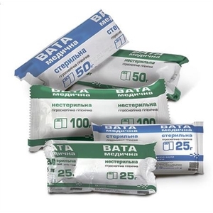 Вата Юрия-фарм н/стер. ролик 25г №1