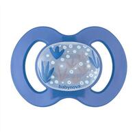 Пустышка Baby-nova 24242-1 сил.ортод.Ночная р.2 голубая 1шт