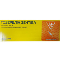 Гозерелін-Зентіва імплантат 10,8мг шприц №1