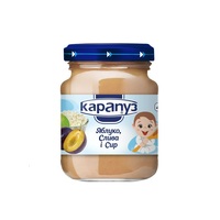 Пюре Карапуз яблуко-слива з сиром ск/б 125г