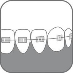 Зубная щетка Paro Swiss ortho brush ортодонтическая мягкая