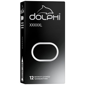 ДУБЛЬ Презервативы Dolphi XXXXXL №12 увеличенного размера