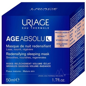 Маска Uriage Age Absolu ночная для восстановления плотности кожи лица 50 мл