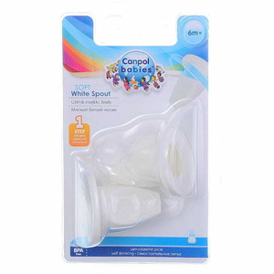 Носик Canpol для бутылОчки мягкий 2 шт