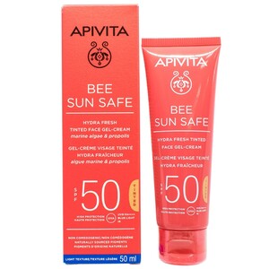 Гель-крем Apivita Bee Sun Safe солнцезащитный для лица SPF50 50мл
