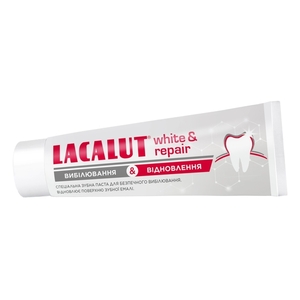 Зубна паста Лакалут Відбілювання та відновлення 75 мл