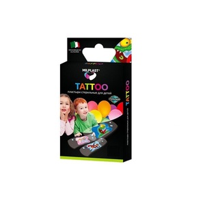 Лейкопластырь Milplast KIDS TATOO набор детский стерильный №16