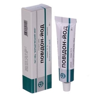 Повидон-йод линимент 10% по 30 г в тубах