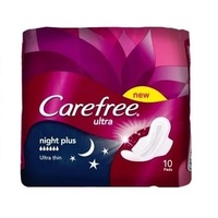 Прокладки Carefree ultra night plus №10