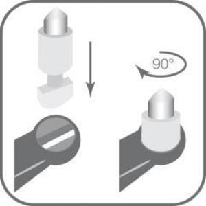 Щетка-держатель Paro Swiss interspace brush F двухсторонняя монопучковая