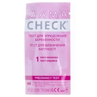 Тест-полоска Mamacheck для определения беременности №1