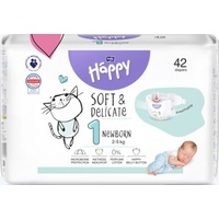 Підгузники Happy Newborn 2-5 кг №42