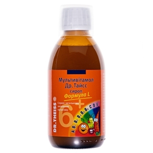 Мультивітамол Др. Тайсс Формула L сироп по 200 мл у флаконі 1 шт.