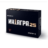 Интагра IC таблетки по 25 мг 4 шт. (2х2)