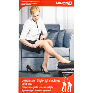 Панчохи LAUMA компр. з мер. з миском р.4K натур. 2 кл. компр. мод. AG 305